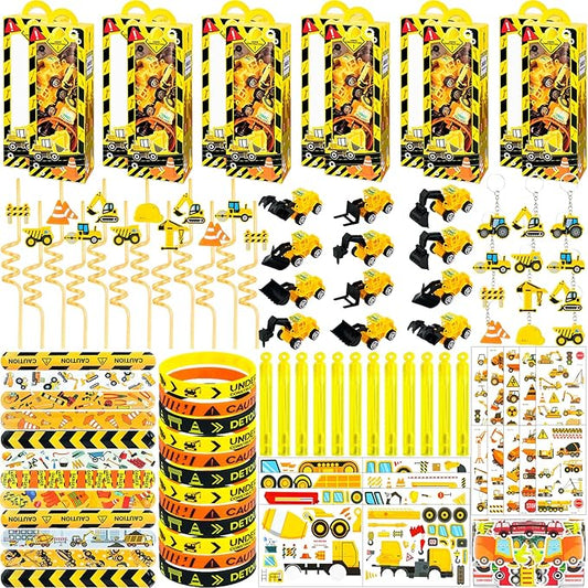 Construction Party Favors Pack For 12Guests Construction Birthday