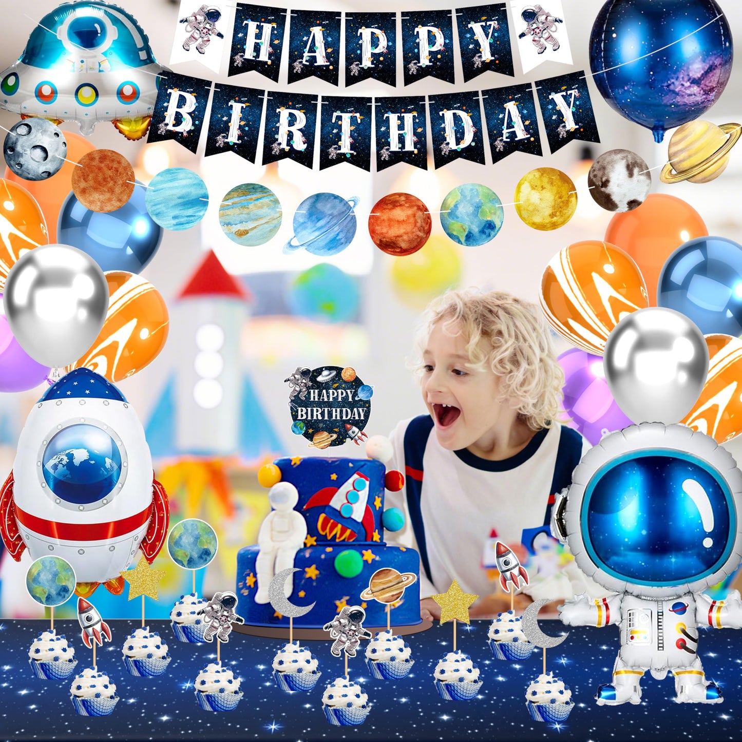 Outer Space Birthday Party Decorations Space Themed Party Supplies
