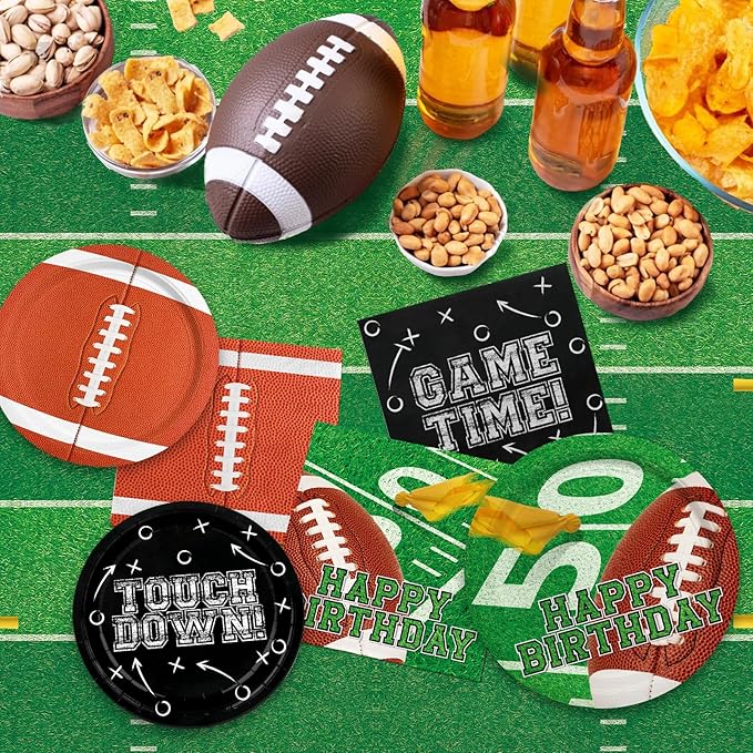 Football Birthday Party Decorations Kit for 24 Football Party