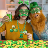 188Pcs St Patrick's Day Accessories Party Favor Set Necklaces