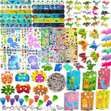 172PCS Dinosaur Party Favors for Kids 4 8 Ultimate Birthday Goodie