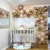 Blush Rose Gold Balloon Garland Arch Kit 119 Pieces Peach Pink Gold