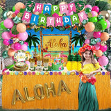Luau Birthday Party Decorations 321Pcs Hawaiian Tropical Aloha Party