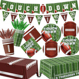 Football Party Decorations Football Plates Napkins Tablecloth Banner