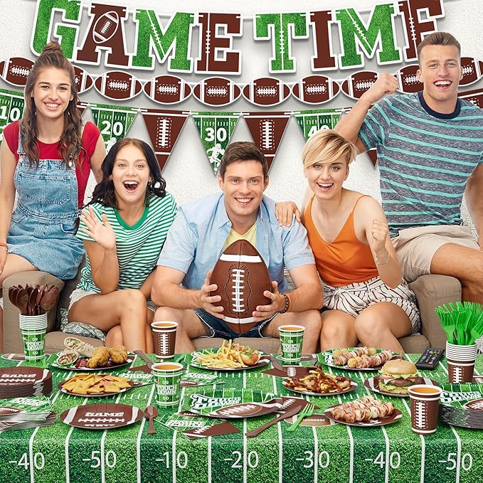 173PCS Football Party Decoration Kit Serve 24 Easter Decoration