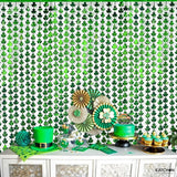 St Patrick's Day Tinsel Curtains 6.5X3.28 Pack of 3 St Patricks Day