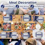 25 Guests Cowboys Football Party Plates and Napkins Supplies