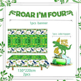 Dinosaur 4th Decorations Boy for Boy Roar Im Four Birthday Party