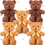 HyDren 5 Pcs Bears Stuffed Animal Soft Plush Toys Valentine 12 Inches