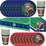Treasures Gifted Football Party Decorations Serves 24 Dinnerware