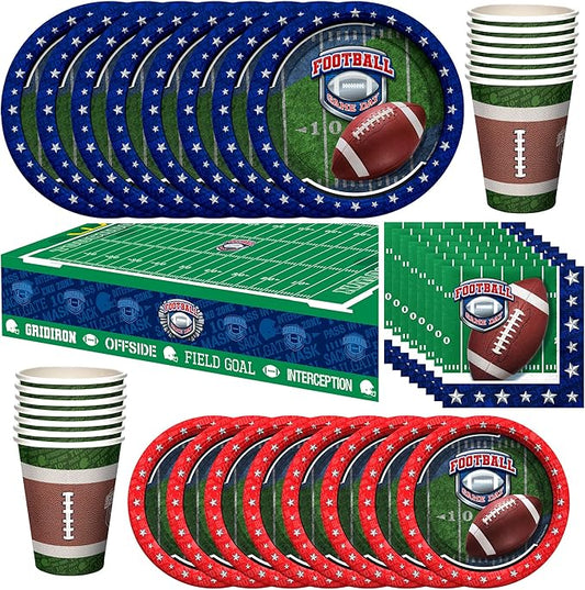 Treasures Gifted Football Party Decorations Serves 16 Guests