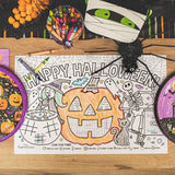 Tiny Expressions Halloween Placemats (Pack of 12 Pumpkin Placemats) |