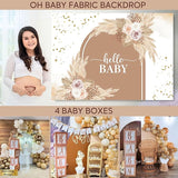 Mega 254 Pc Boho Baby Shower Decorations for Girl or Boy Neutral