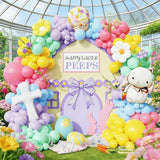 Easter Decorations Indoor Outdoor 160Pcs Rainbow Pastel Eatser
