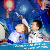 W&O Rocket Ship Play Tent with Blast Off Button - Ultimate Spaceship