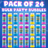 Party Bubbles for Kids - (Bulk Pack of 24) 2-oz Bubbles Bulk Solution