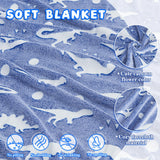inhand Dinosaur Toys for Kids Glow in The Dark Dinosaur Blanket