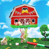 Red Farm Animal Piñata Farm Baby Shower Decorations Animal Piñata