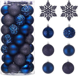 Valery Madelyn Christmas Tree Decorations Ornament Set, 50ct 2 Inches
