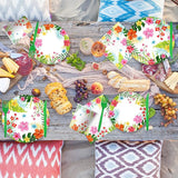 Luau Party Supplies 144pcs Tropical Party Decorations includes