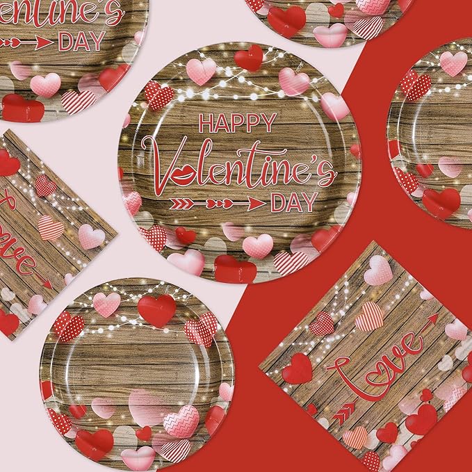 200Pcs Valentine's Day Decorations Happy