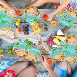 Tropical Retirement Party Decorations Dinnerware & Napkins for