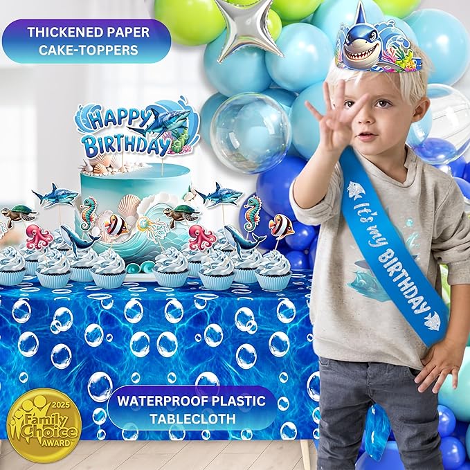 179 Pc Premium Under the Sea Party Decorations Ocean Themed Baby