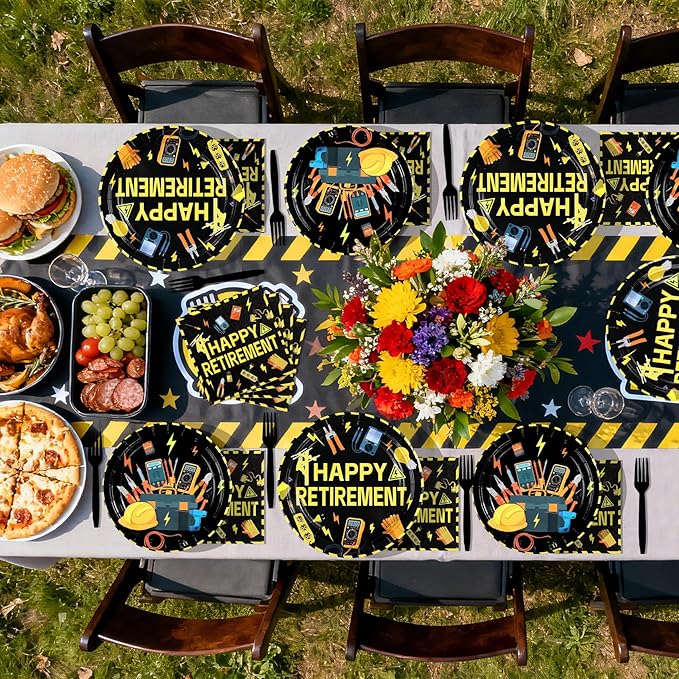 96Pcs Electrician Retirement Party Decorations Power Electrician