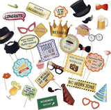 Scapa Pro Retirement Photo Booth Props 36 pc Party Supplies for