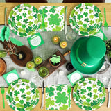 100 Pcs St Patrick's Day Tableware Party Supplies Disposable