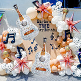 2 Pcs Giant Guitar Party Balloons 35 Inch/Music Note Guitar Birthday