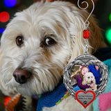 Pet Memorial Photo Christmas Ornament - Always Remember The Paw