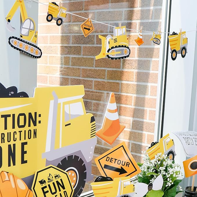 Big Dot of Happiness Dig It Construction Party Zone Baby Shower or