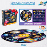 SYNARRY Solar System Floor Puzzles for Kids Ages 4-8, Large 70 Piece