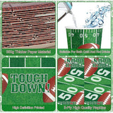 99 Pcs Football Party Supplies Sets Includes Touchdown Dinner Plates