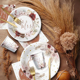 Mr And Mrs Bridal Shower Decorations Tableware Mr Mrs Boho Wedding