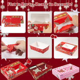 48PCS Classic Hollywood Movie Night Snack Box Set 24 Popcorn Boxes +