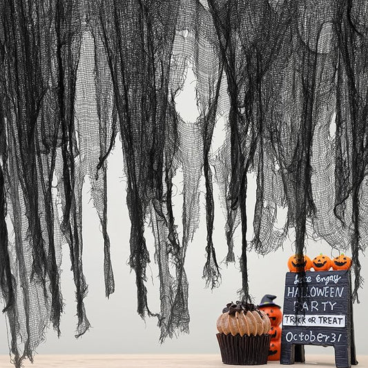 500 x 59 Inch Halloween Spooky Cloth Black Large Size Halloween