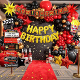 150pcs Movie Themed Birthday Party Decorations Movie Night Birthday