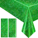 2 pcs Green Holographic Tablecloth 40 x 108 Christmas Table Cloth