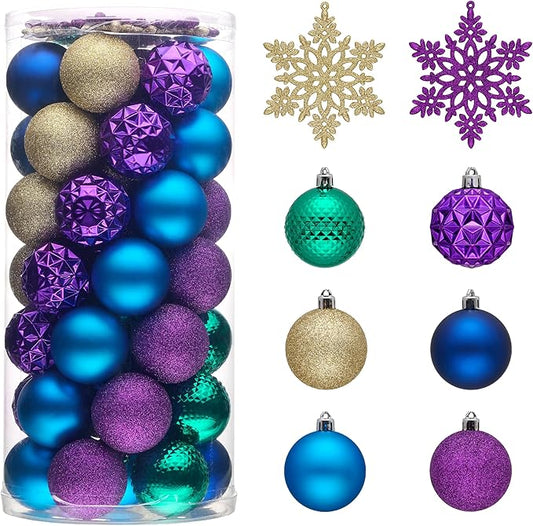 Valery Madelyn Christmas Tree Decorations Ornament Set, 50ct 2.36 #19