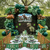 Dinosaur Birthday Party Decorations Includes Green and brown balloon