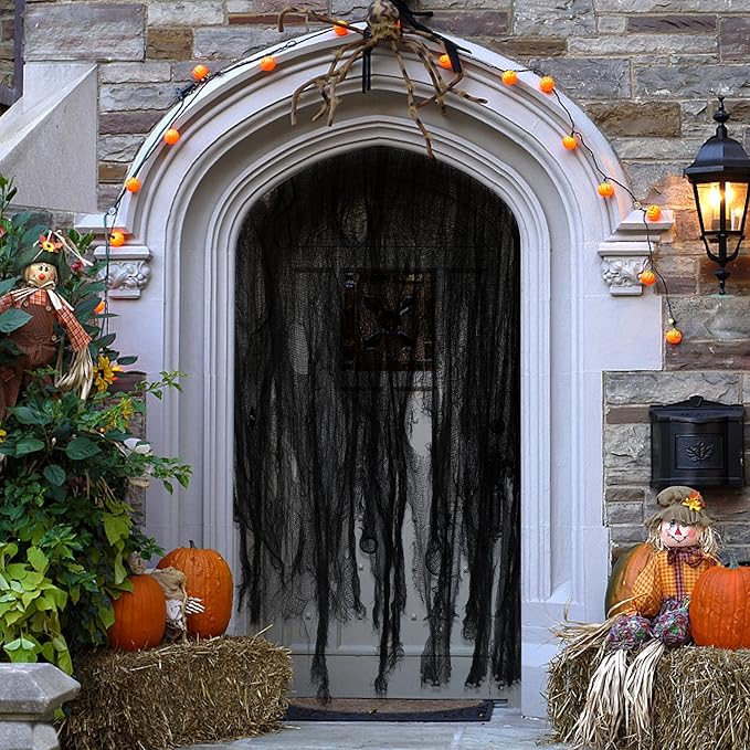 500 x 39 Inch Large Size Halloween Black Creepy Cloth Halloween