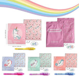 Invisible Ink Pen and Notebook Pack 16 Unicorn Party Favors for Kids