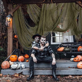 400 x 71 Halloween Creepy Cloth Halloween Spooky Fabric Cloth Scary