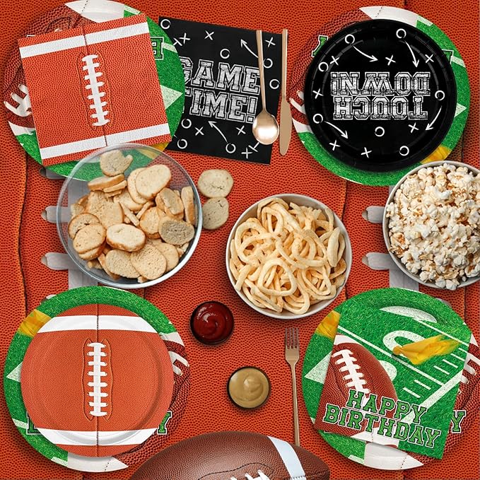 Football Birthday Party Decorations Kit for 24 Football Party
