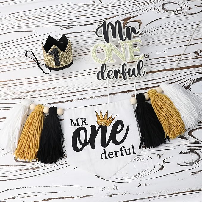 Mr Onederful Baby First Birthday Party Decorations Mr Onederful High