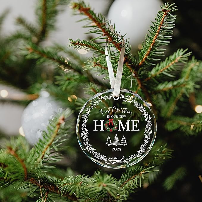 New Home Christmas Ornament 2025 - House Warming Gifts New Home -