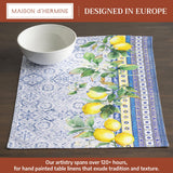 Maison d' Hermine Placemats Set of 4 100% Cotton Washable Cloth Place