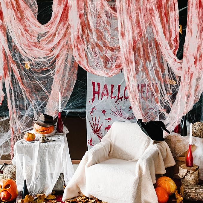 400" x 85" Halloween Creepy Cloth - Large Size Spooky Fabric - Scary